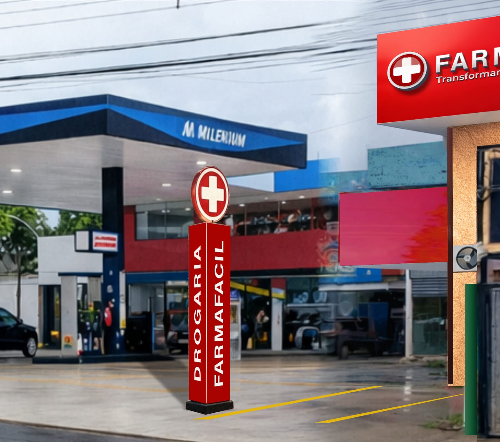 Totem FarmaFácil